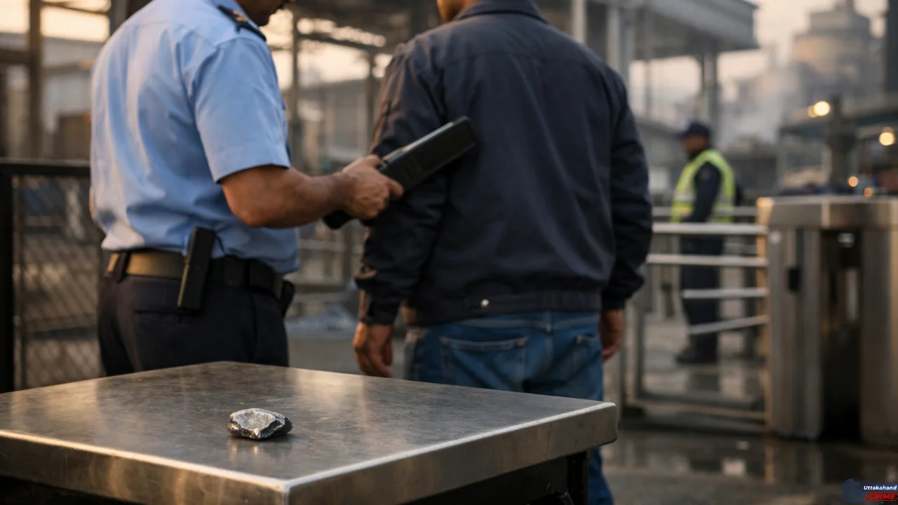 सिडकुल चांदी चोरी मामला, रुद्रपुर मेटल प्लांट में सुरक्षा जांच के दौरान खुलासा