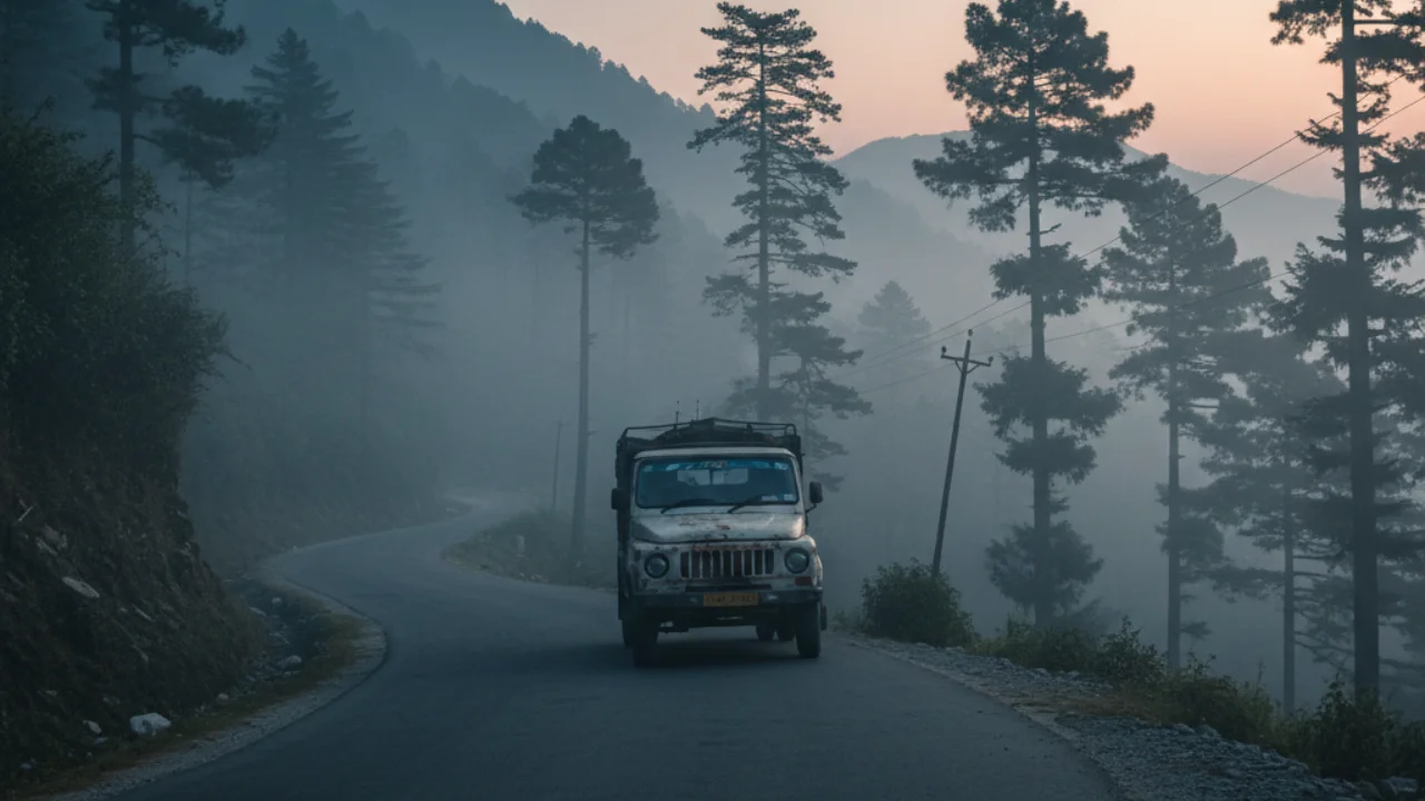 अल्मोड़ा में संदिग्ध मौत के मामले से जुड़ा पिकअप वाहन