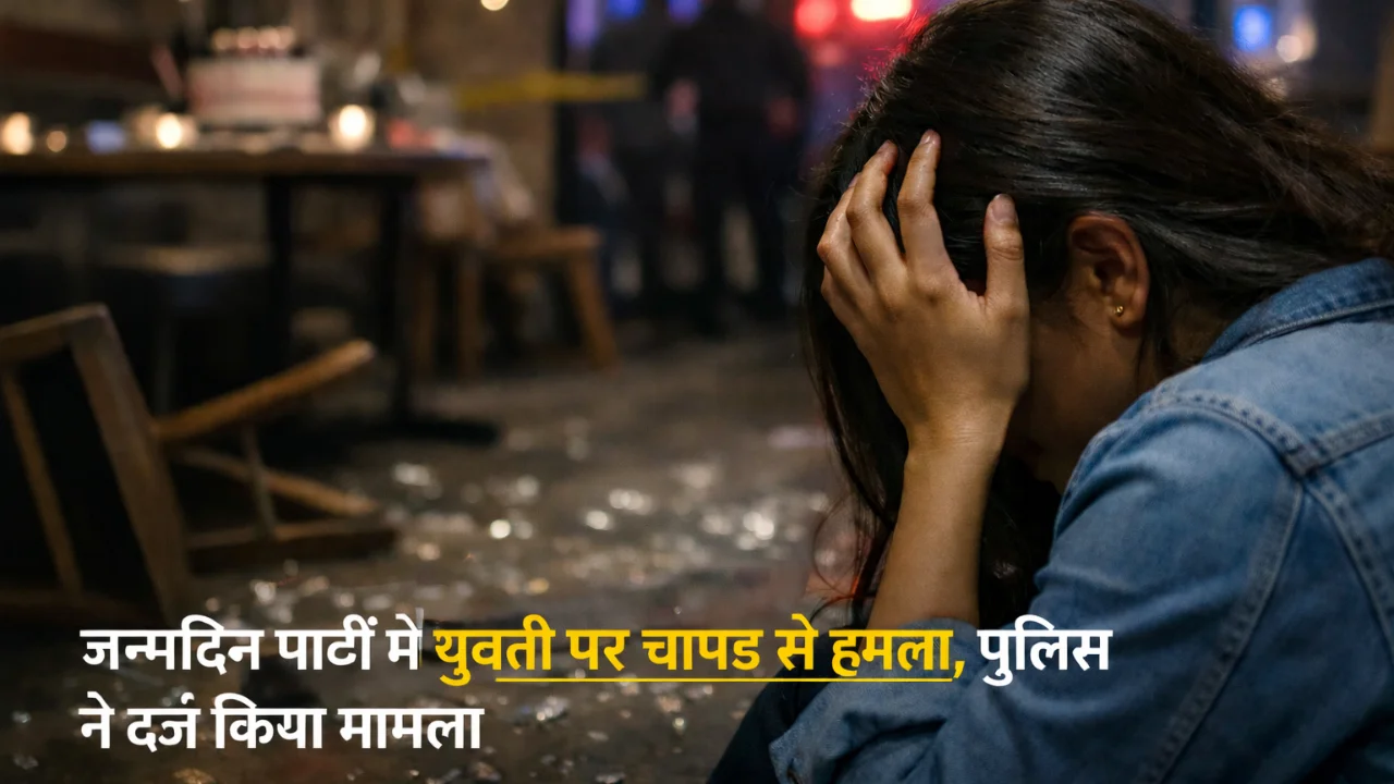 देहरादून के कैफे में जन्मदिन पार्टी के दौरान युवती पर चापड़ हमला, घायल महिला और पुलिस कार्रवाई