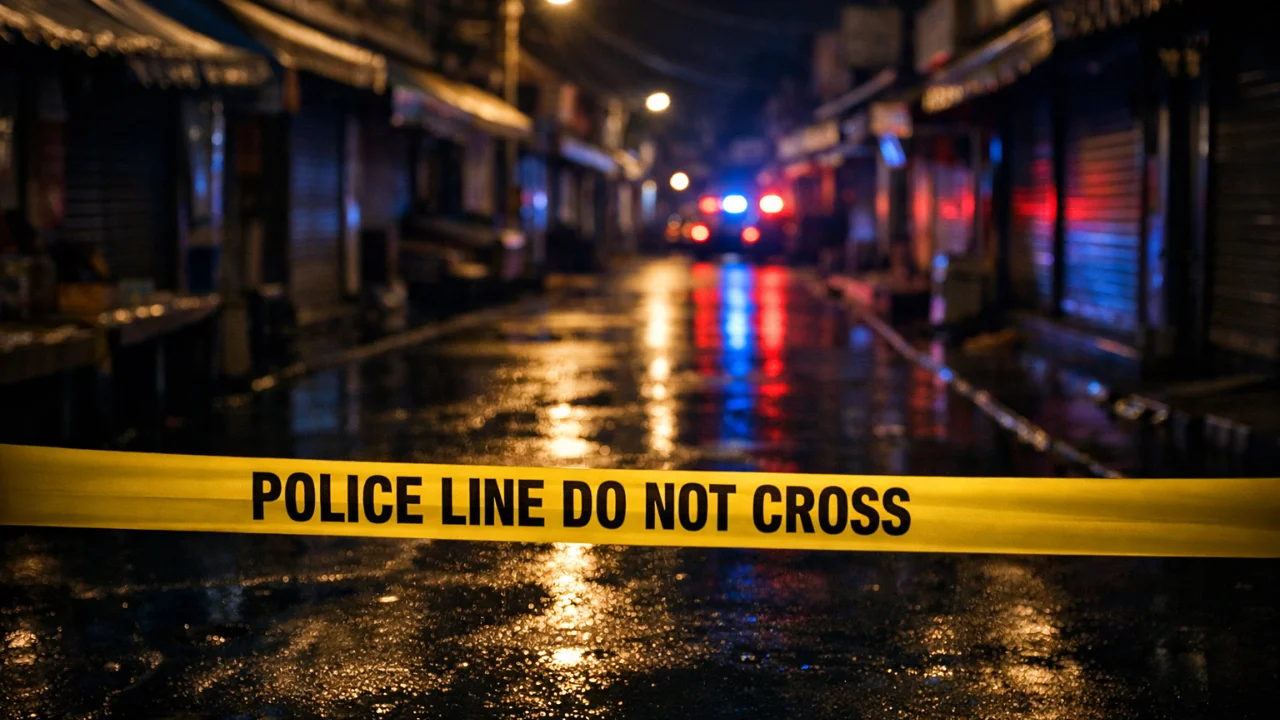 देहरादून युवती हत्या मामले का प्रतीकात्मक दृश्य, मच्छी बाजार क्षेत्र में पुलिस जांच